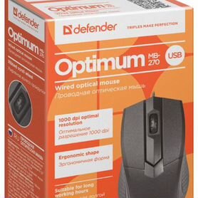 Мышь Defender Optimum MB-270 Black