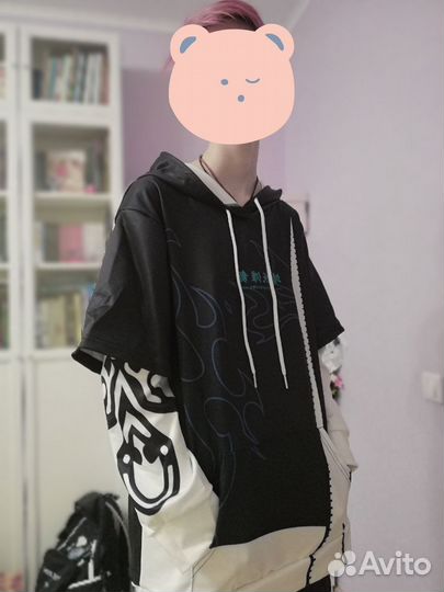 Толстовка Xiao genshin impact косплей