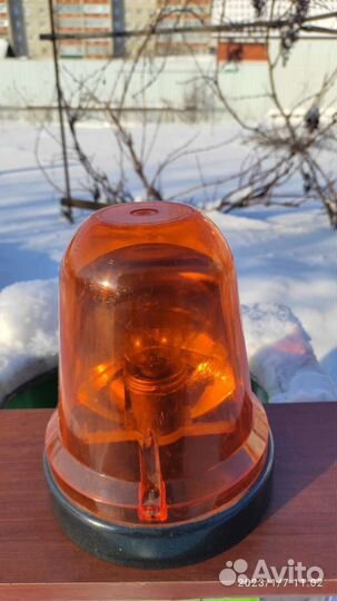 Маяк проблесковый оранжевый