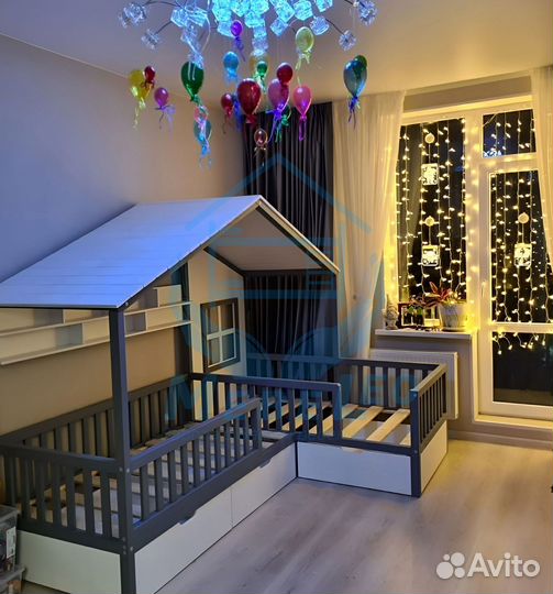 Детская кровать домик