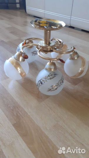 Люстра потолочная бу