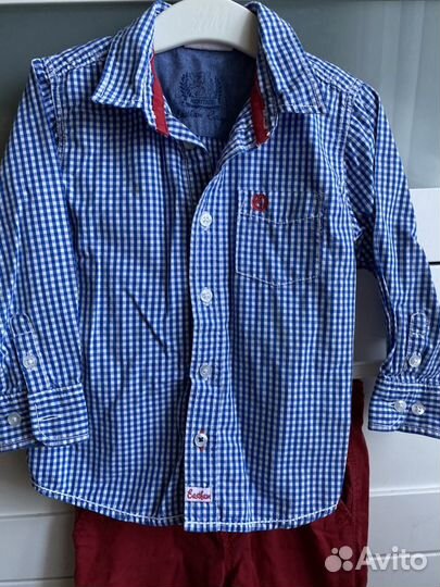 Рубашка и брюки на праздник 12-18 м 86 см