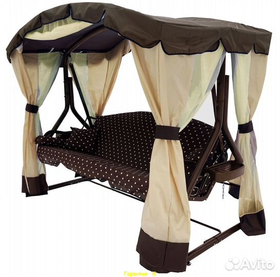Садовые Качели 4-х местные Сахара