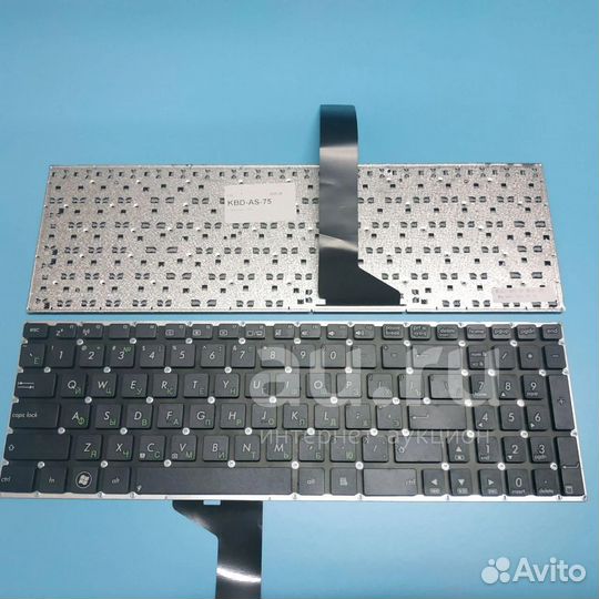 Клавиатура для ноутбука Asus X550 чёрная