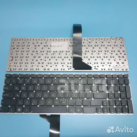 Клавиатура для ноутбука Asus X550 чёрная