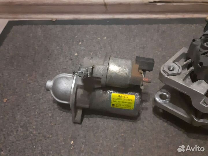 Стартер генератор Kia Rio 3 Hyundai Solaris