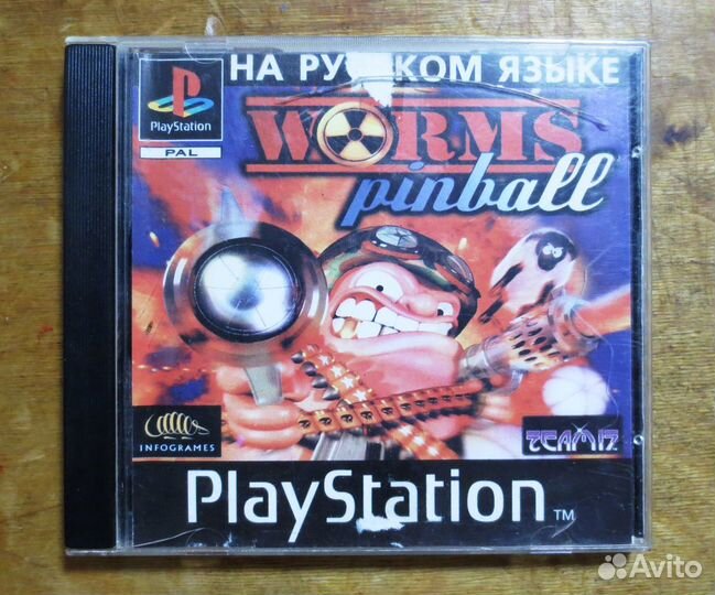 Диск SonyPlaystation 1 Worms