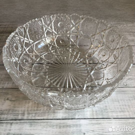 Ваза хрустальная для фруктов