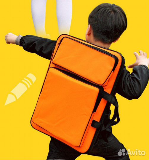 Папка рюкзак для рисования А3