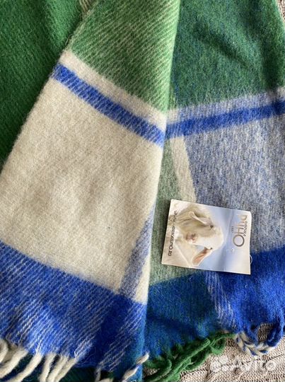 Плед шерсть новый