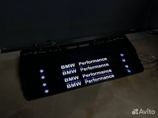 Номерная рамка c вашим логотипом и дизайном