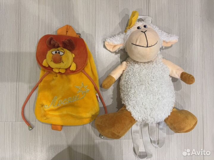 Детские рюкзаки мягкие игрушки