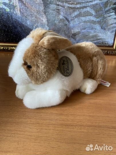 Игрушка заяц мягкий