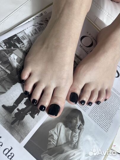 Маникюр покрытие, полный педикюр