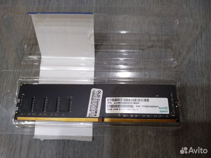 Оперативная память DDR4 UND 8GB 2400 Apacer