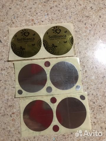 Стикини для солярия