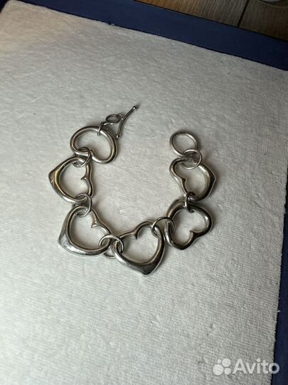 Серебряный браслет Tiffany винтаж
