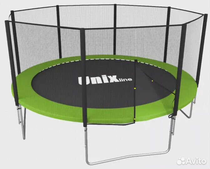 Батут unix line Simple 12 ft Green (outside)