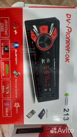 Автомагнитола pioneer 213 вт