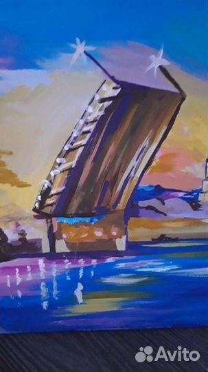 Картина на холсте. Санкт-Петербург. подарок