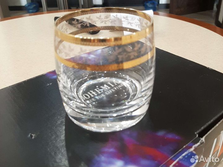 Хрустальные стаканы богемия