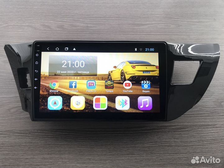 Магнитола Toyota Corolla E180 с камерой