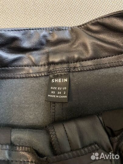 Кожаные шорты Shein рр XS