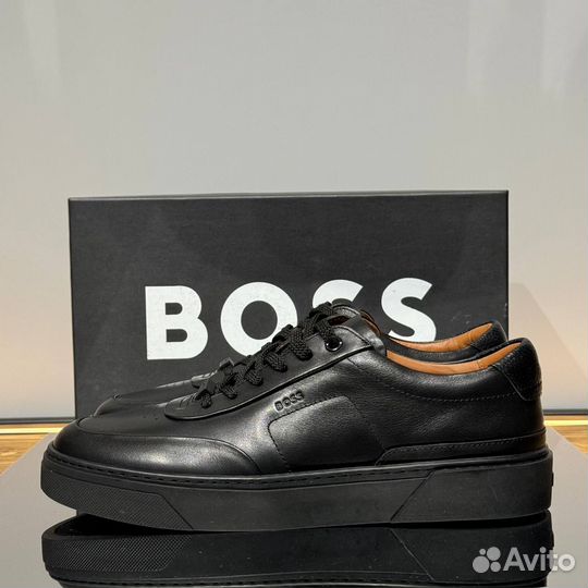 Кеды мужские Boss, Кроссовки кожаные Boss