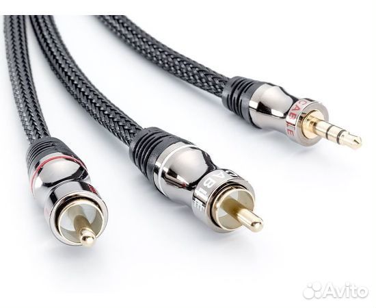 Аудио кабель Eagle Deluxe Mini (m) 2xRCA 3,2m