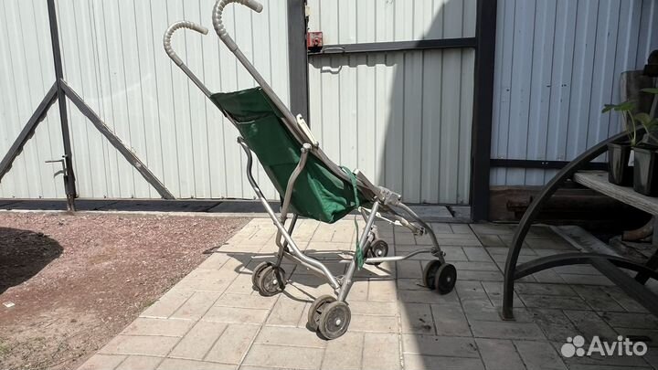 Советская детская коляска трость