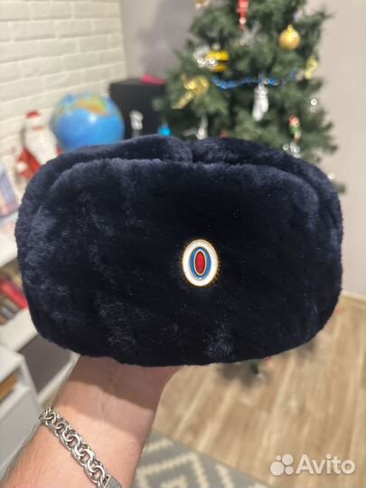 Шапка зимняя мужская мвд РФ 58