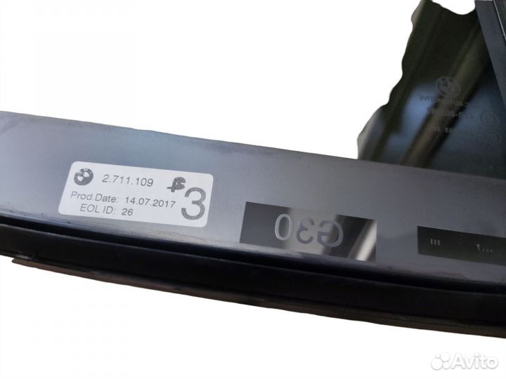 Стекло задней левой двери BMW g30