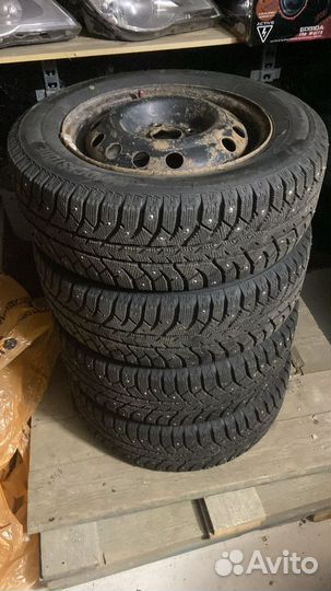 Колеса зимние R14 Brigestobe ice cruise 7000s