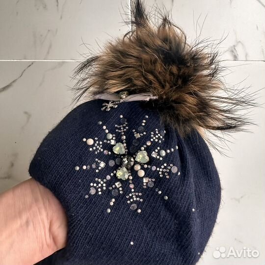 Шапка шлем для девочки