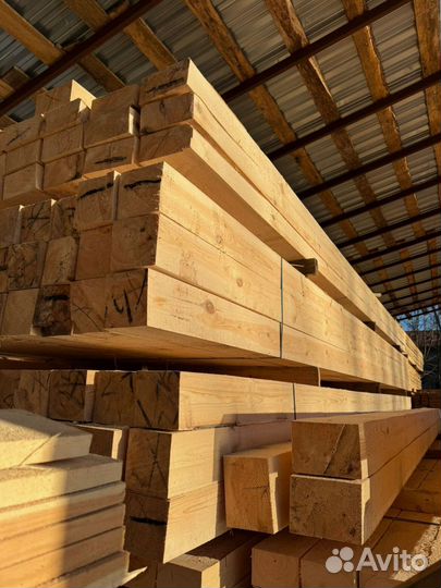 Брус обрезной 100х150х6000мм ГОСТ