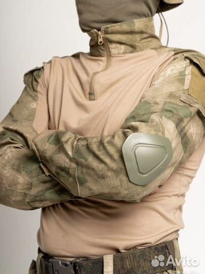 Тактический костюм G3 мох/мультикам с налокотникам
