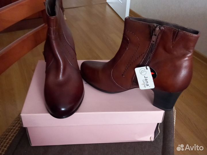 Ботильоны натуральная кожа 39 40