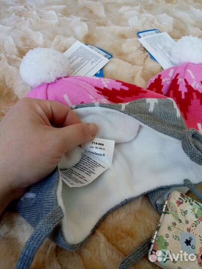 Новая шапка Lassie 46-48р-р д/девочки (оригинал)