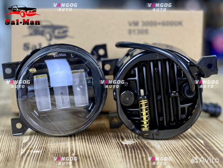 Птф LED Поло седан VW 3000k/6000k 