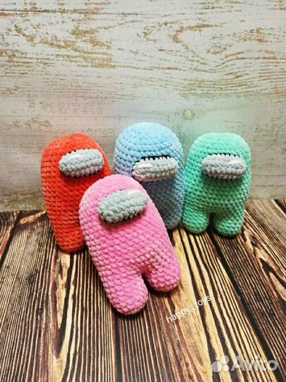 Игрушка ручной работы - герой Амонг Ас(Among Us) в