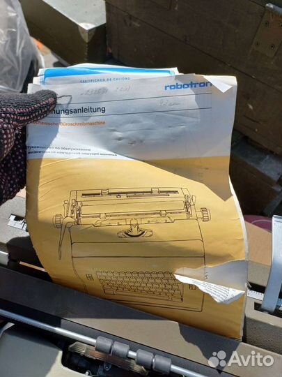 Печатная пишущая машинка роботрон 24 новая