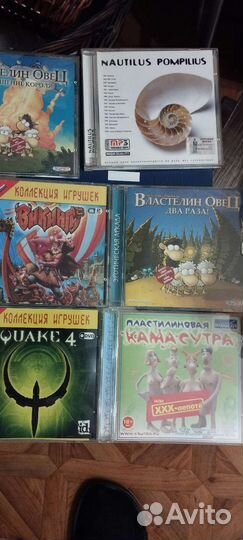 Много дисков. Компьютерные игры, музыка