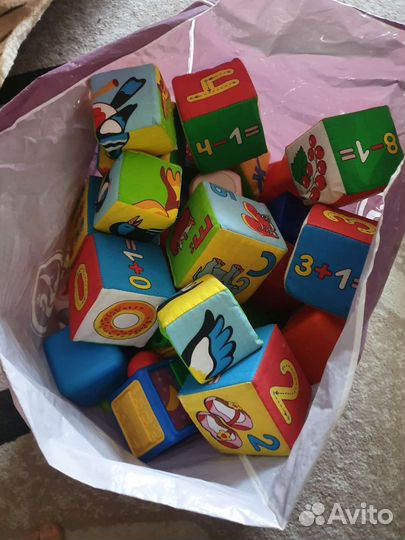 Кубики+конструктор