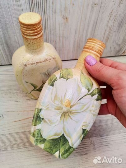 Бутылка для интерьера. Декор