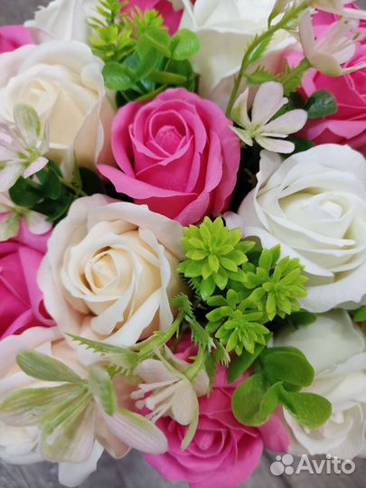 Букет цветов из мыла ручная работа