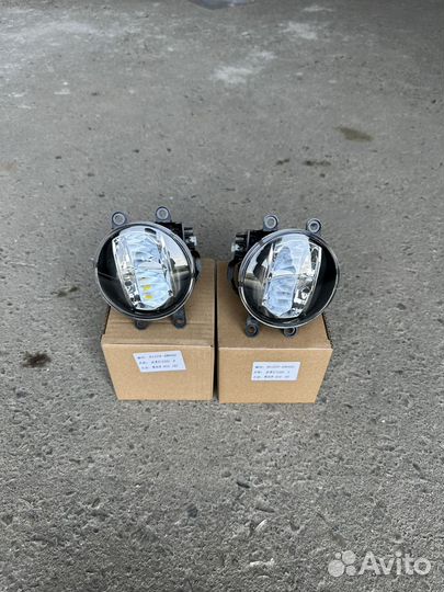 Противотуманные фары LED на Toyota Camry