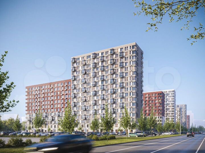 2-к. квартира, 60,3 м², 6/12 эт.