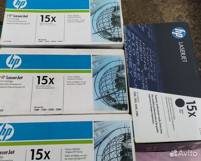 Оригинальные картриджи HP 15X/53X/03A/06A/96A