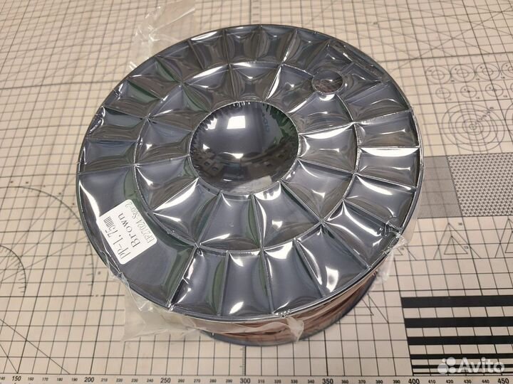 PP пластик Wan plast коричневый 1.75 мм 1 кг