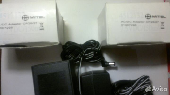 Mitel, блок питания 7,5VDC/150mA